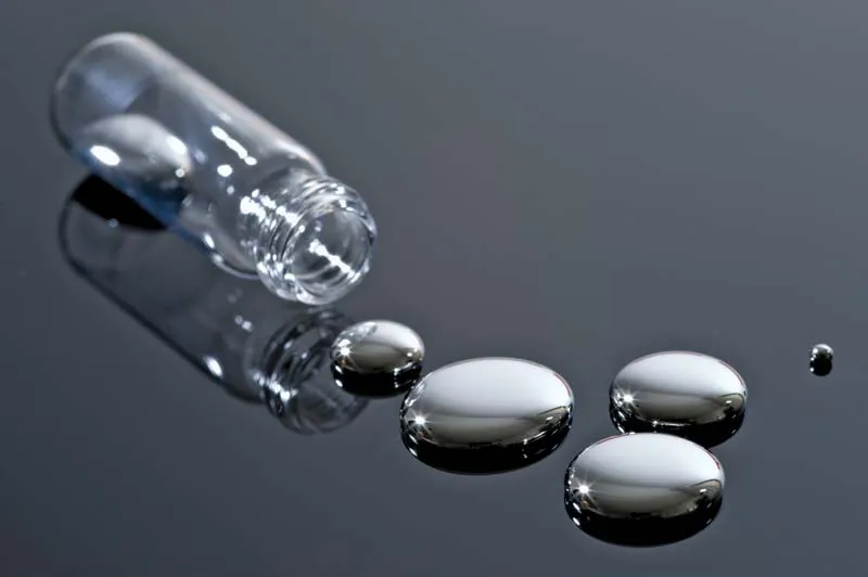 Silver Liquid Mercury Uses